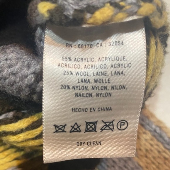 Anthropologie X Sparrow Fairisle Hooded Sweater Size S - Picture 9 of 10